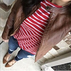 Lace up flats